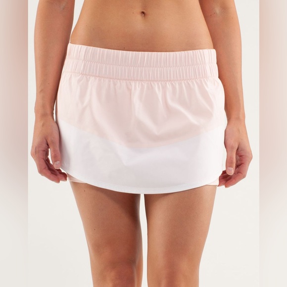 lululemon - Breeze By Skirt - Parfait Pink and White - 6 - Picture 3 of 8